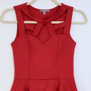 Intricate Neckline & Peplum Shirt